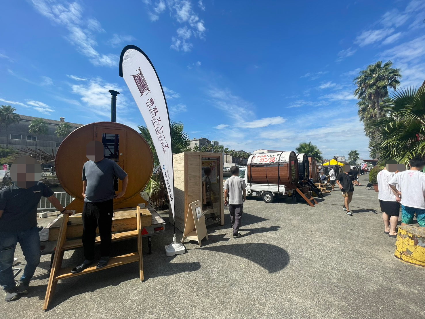 OSAKA SOUND BARTHE 展示されているサウナ